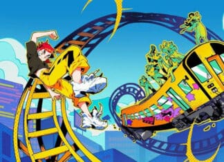 Análisis de Denshattack!, ficción en el aire, pura física sobre el raíl Denshattack!